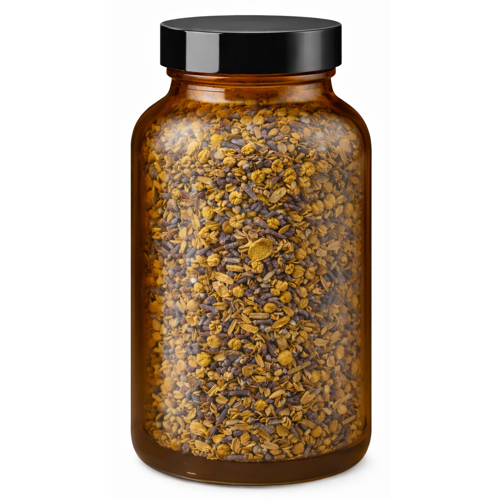 LA Herb - Wholesale Jar - Amber Glass Jar with Lid3