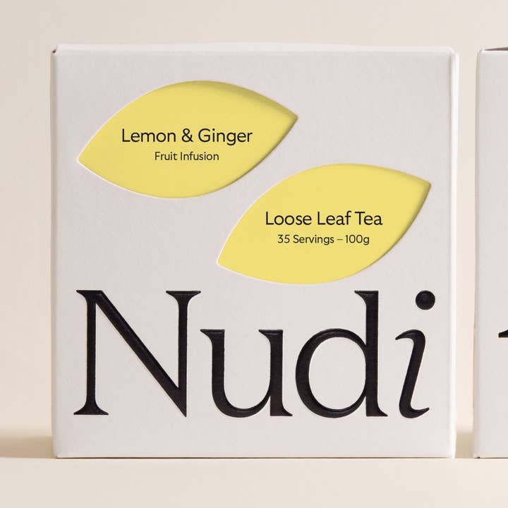 Lemon & Ginger - 100g Loose Tea for Retail for wholesale by Nuditea