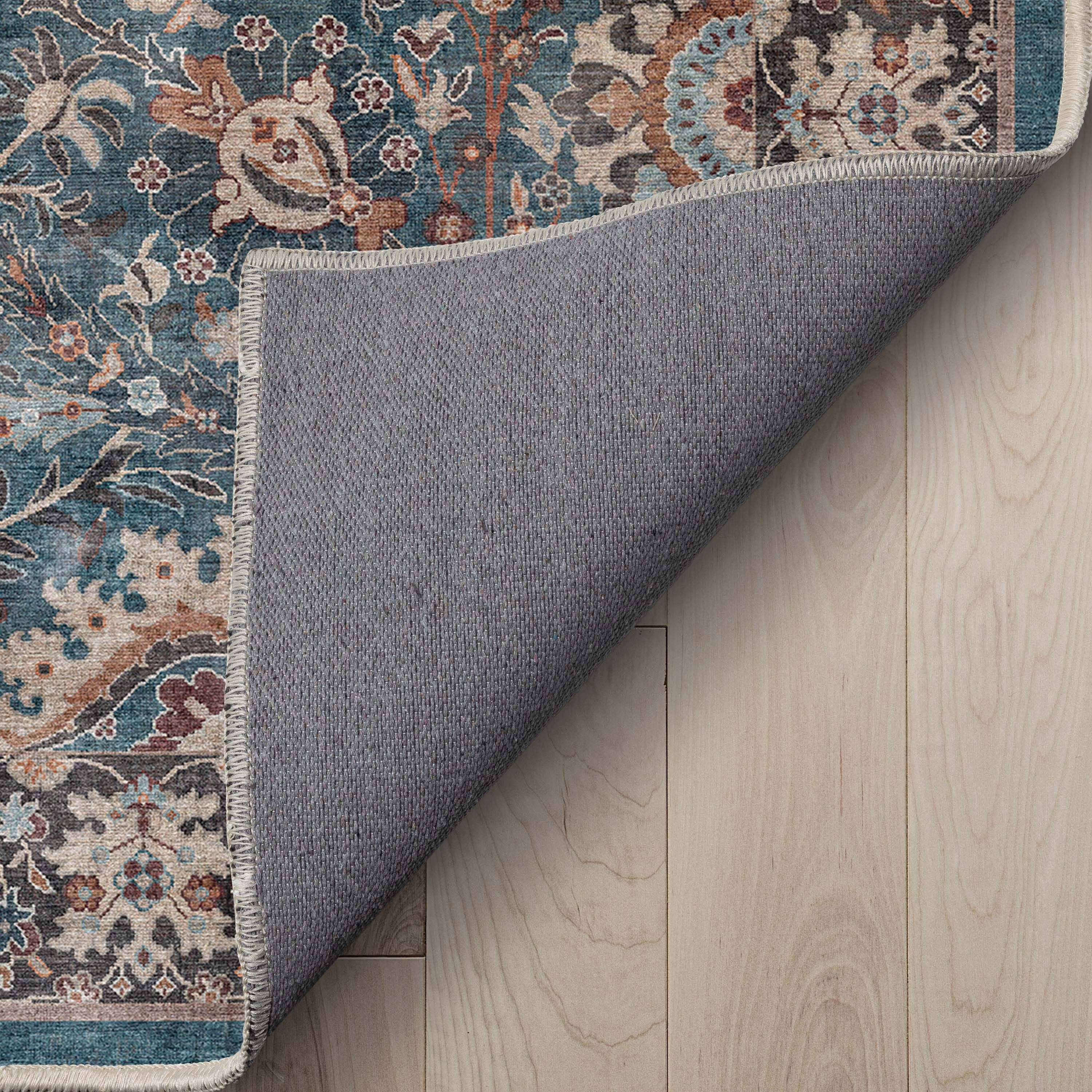 Well Woven - Vendita all'ingrosso Tappeto - Tappeto Liana Vintage Oriental Teal a trama piatta4