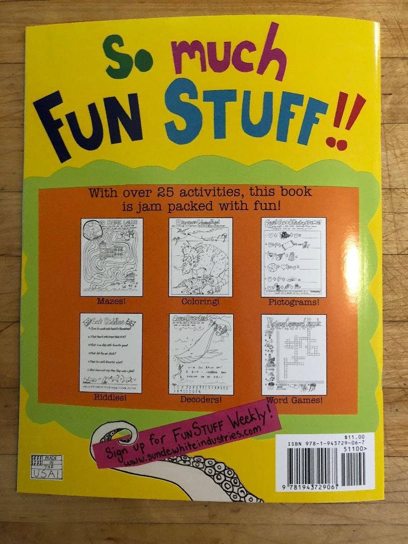 Sunde White Industries – Großhandel Mal- & Aktivitätsbuch – Kind & Baby – Funstuff Activity Book #1!2
