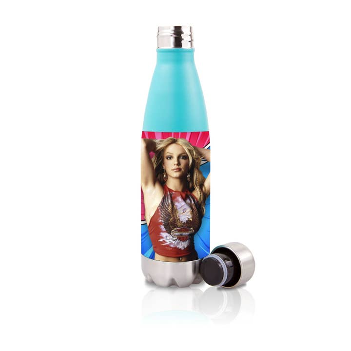 Britney Spears Celebrity Water Bottle. 500ml for wholesale by Cool Story Gifts