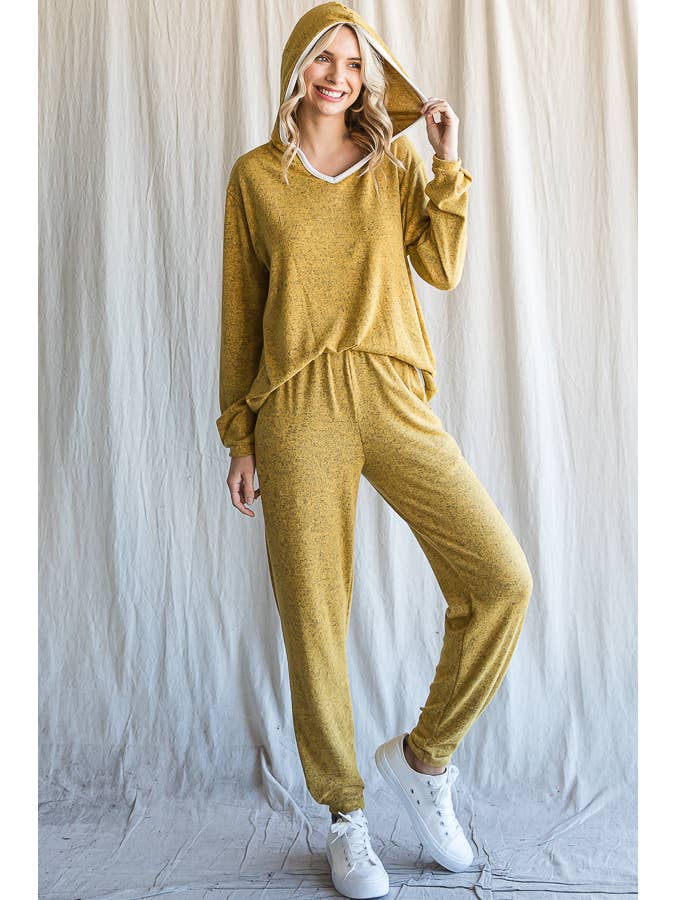 Mustard COZIEST LOUNGE SET for wholesale on Faire10