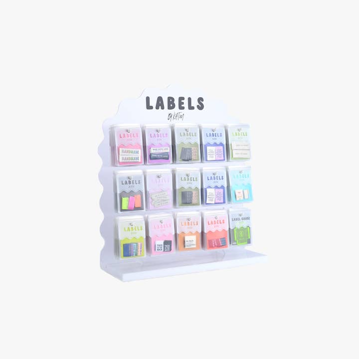 Kylie and The Machine - Wholesale Retailer display stand/case - KATM Wave Label Stand | 15 hooks