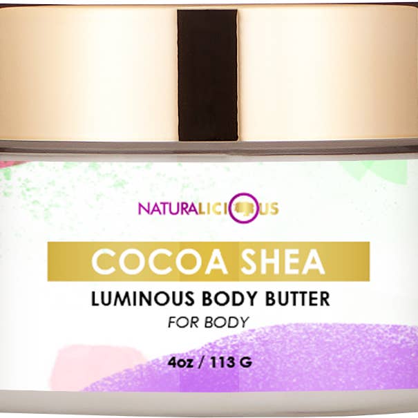 Cocoa Shea Luminous Body Butter for wholesale by Naturalicious