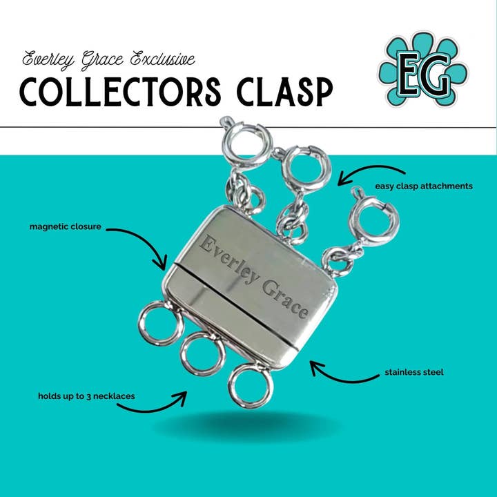 Everley Grace - Wholesale - Wholesale Clasp - Collectors Clasp - Triple Hook | PACK OF 31