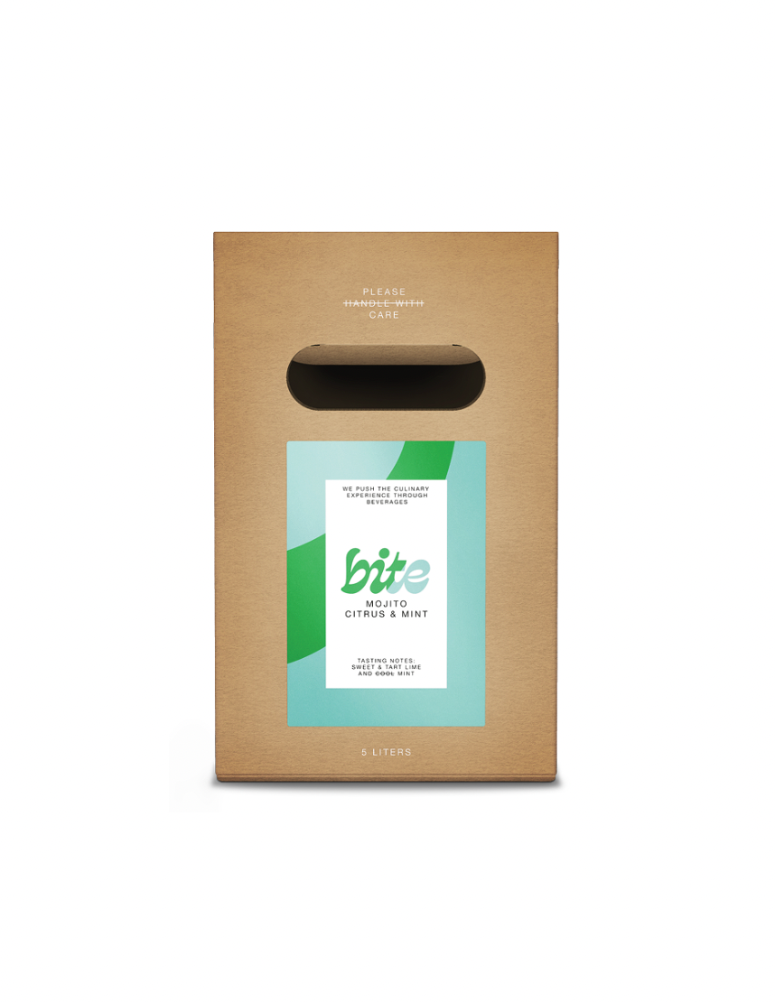 BITE Organic Mixers - Wholesale Cocktail Mix/Syrup - BITE Mojito, Citrus & Mint Organic MIxer2
