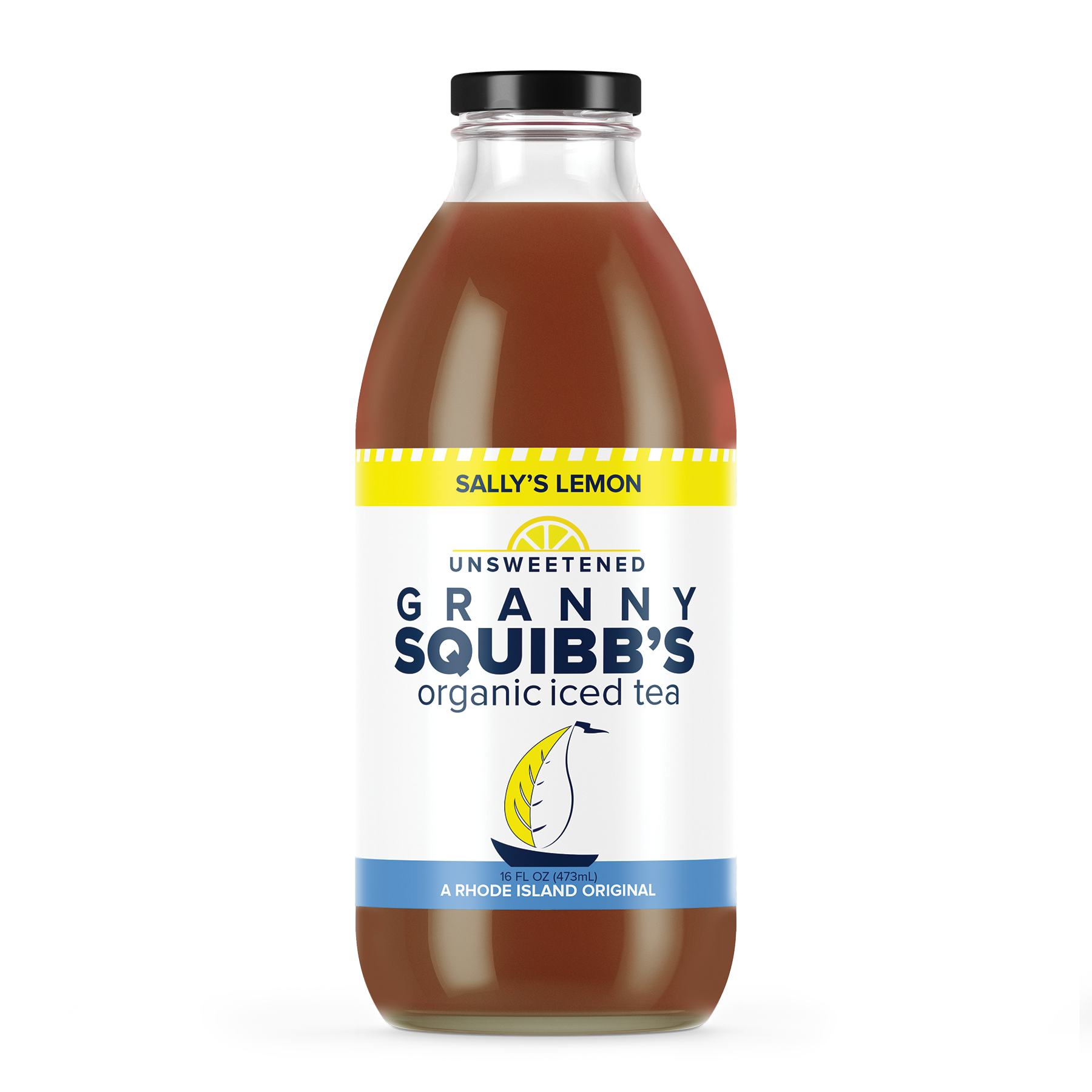 Granny Squibb's Organic Iced Tea - Wholesale Iced Tea - Iced Tea- Sally's Lemon Unsweetened Organic 1