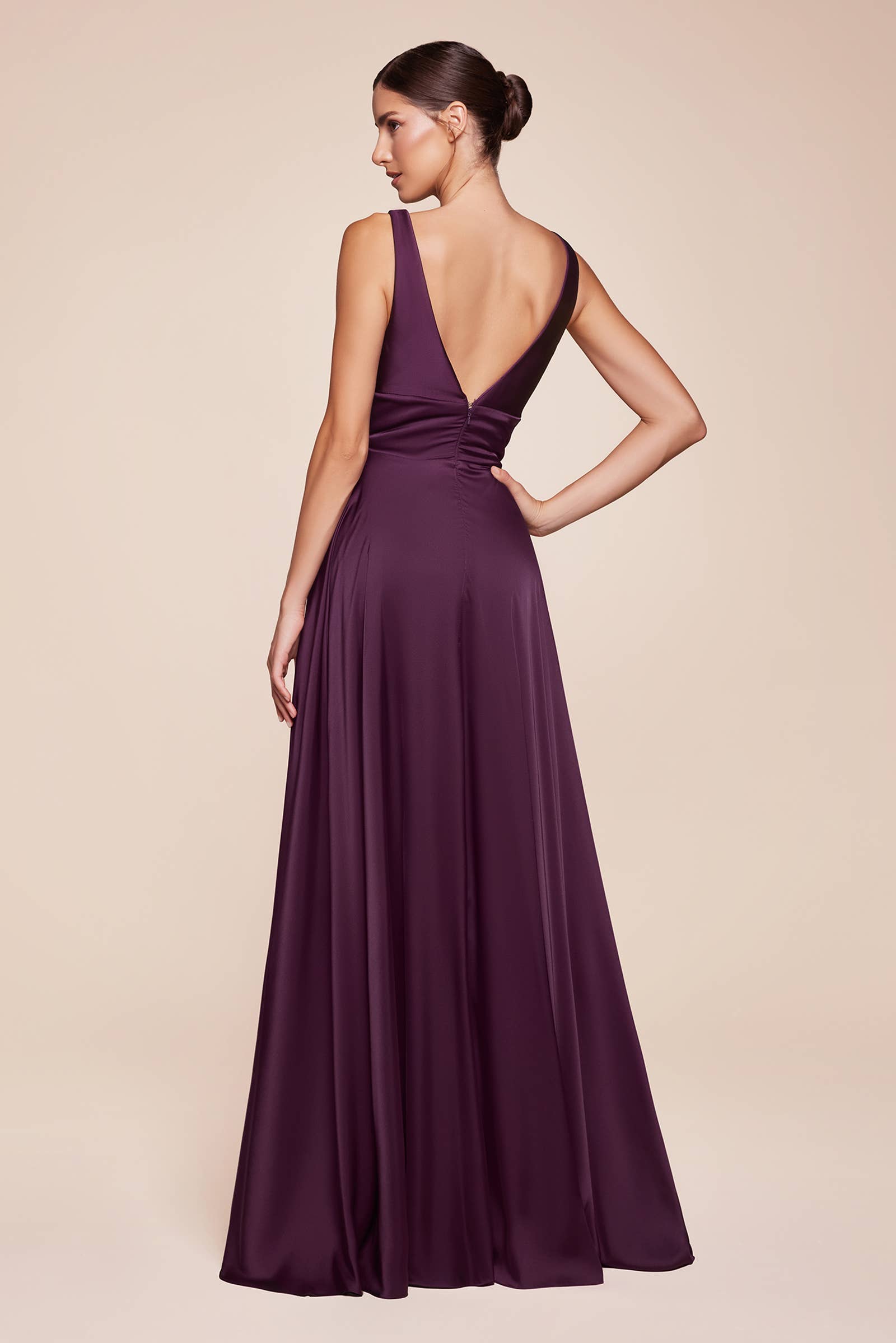 Ladivine by Cinderella Divine - Wholesale Gown - Women's - Satin A-Line Dress20