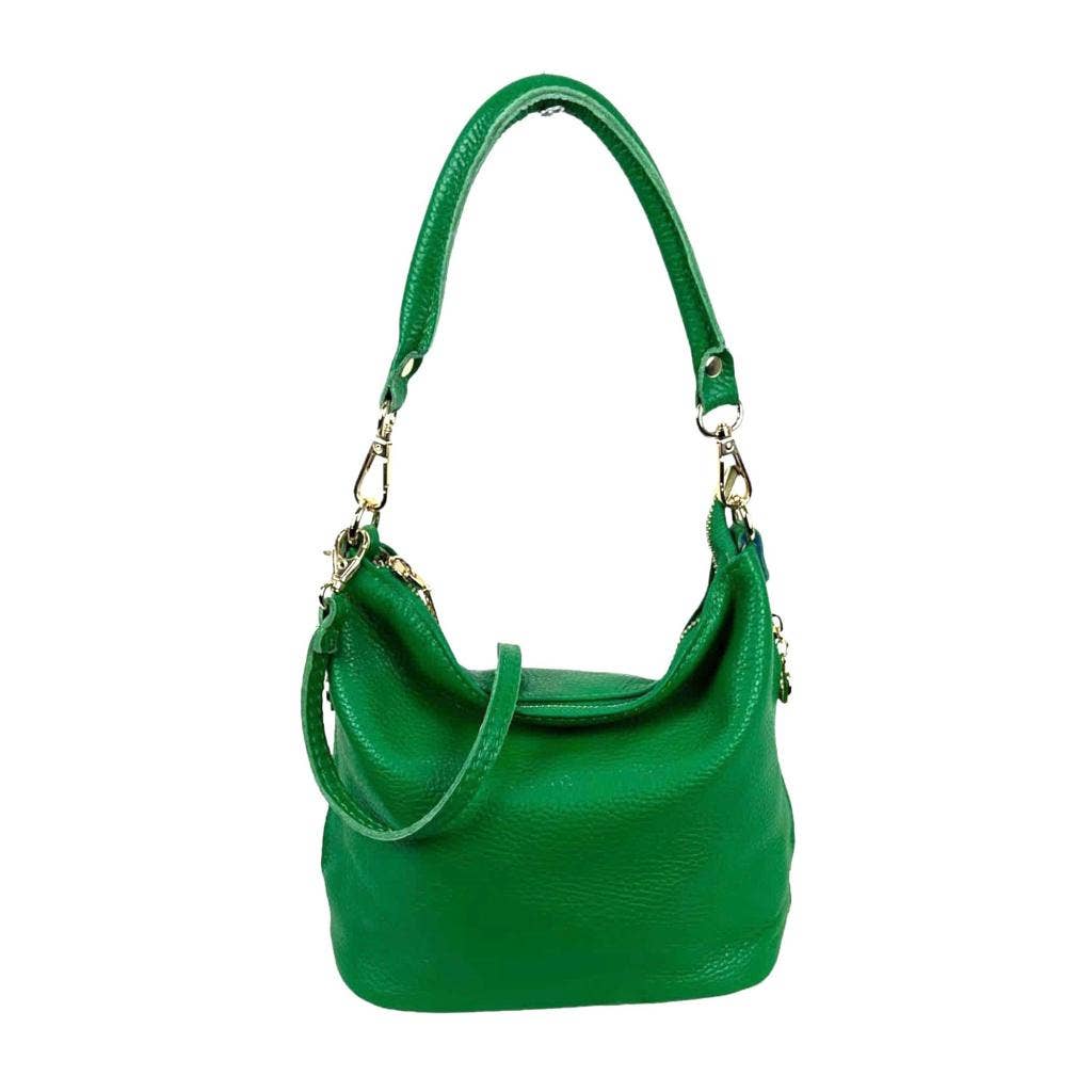 Chenson & Gorett – Engroshandel Skuldertaske – til kvinder – Lædertaske med dekorative lynlåse på siderne12