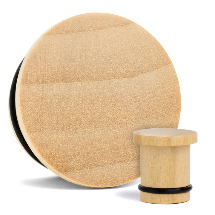 Crocodile Wood Single Flare Plug / Gauge for wholesale by Custom Plugs