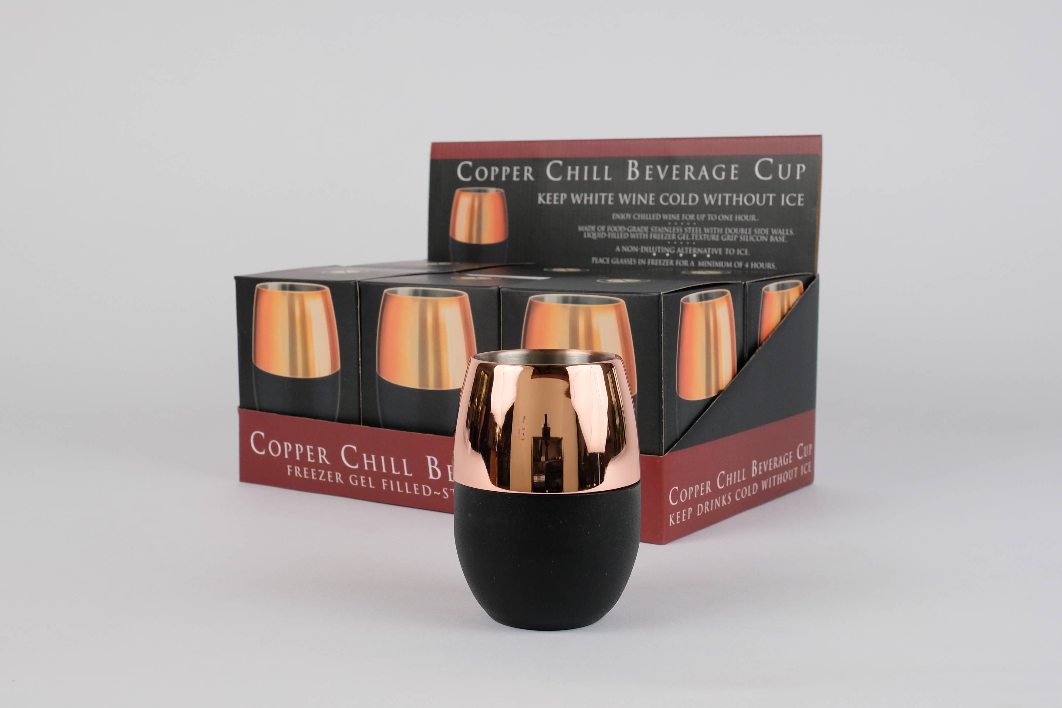 Cork Pops Inc - Wholesale Insulated Mug/Tumbler - Copper Nicholas Beverage Cup3