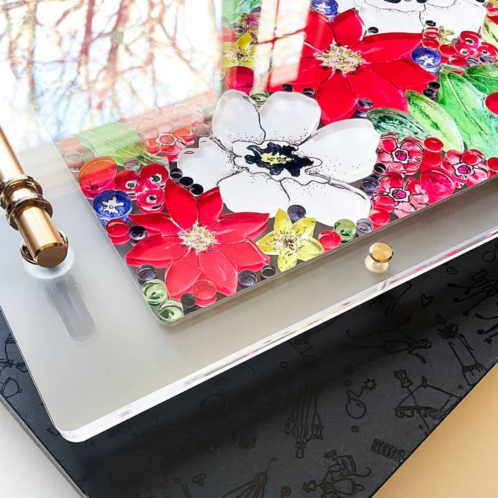 LO in LONDON® - Wholesale Decorative Tray - THE HOLIDAY BLOOMS OBSESSION TRAY2