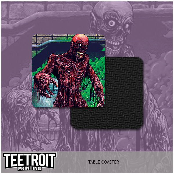 Teetroit Printing LLC - Wholesale Onderzetters - Horror tafelonderzetters per set van 20, zelf designs kiezen27