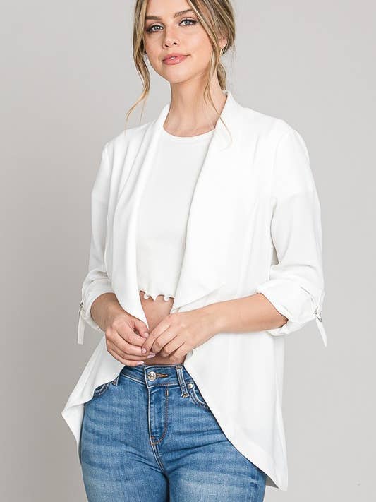 Draped Front Light Jacket for wholesale by MintChoco