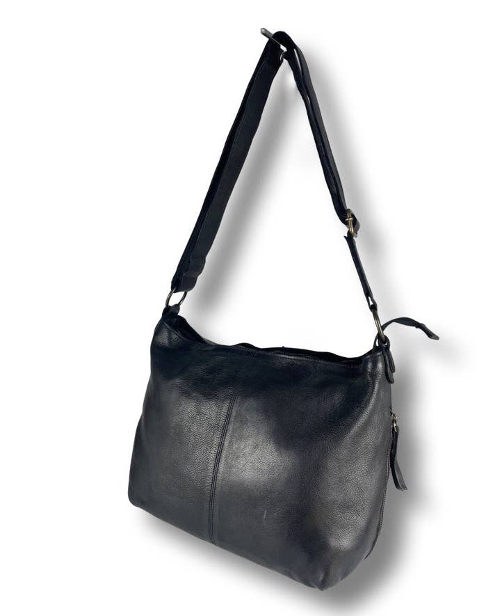 Arrigo - Wholesale Shoulder Bag - Women's - Arrigo Shoulder Bag Crossbody Bag Brown Washed Leather14