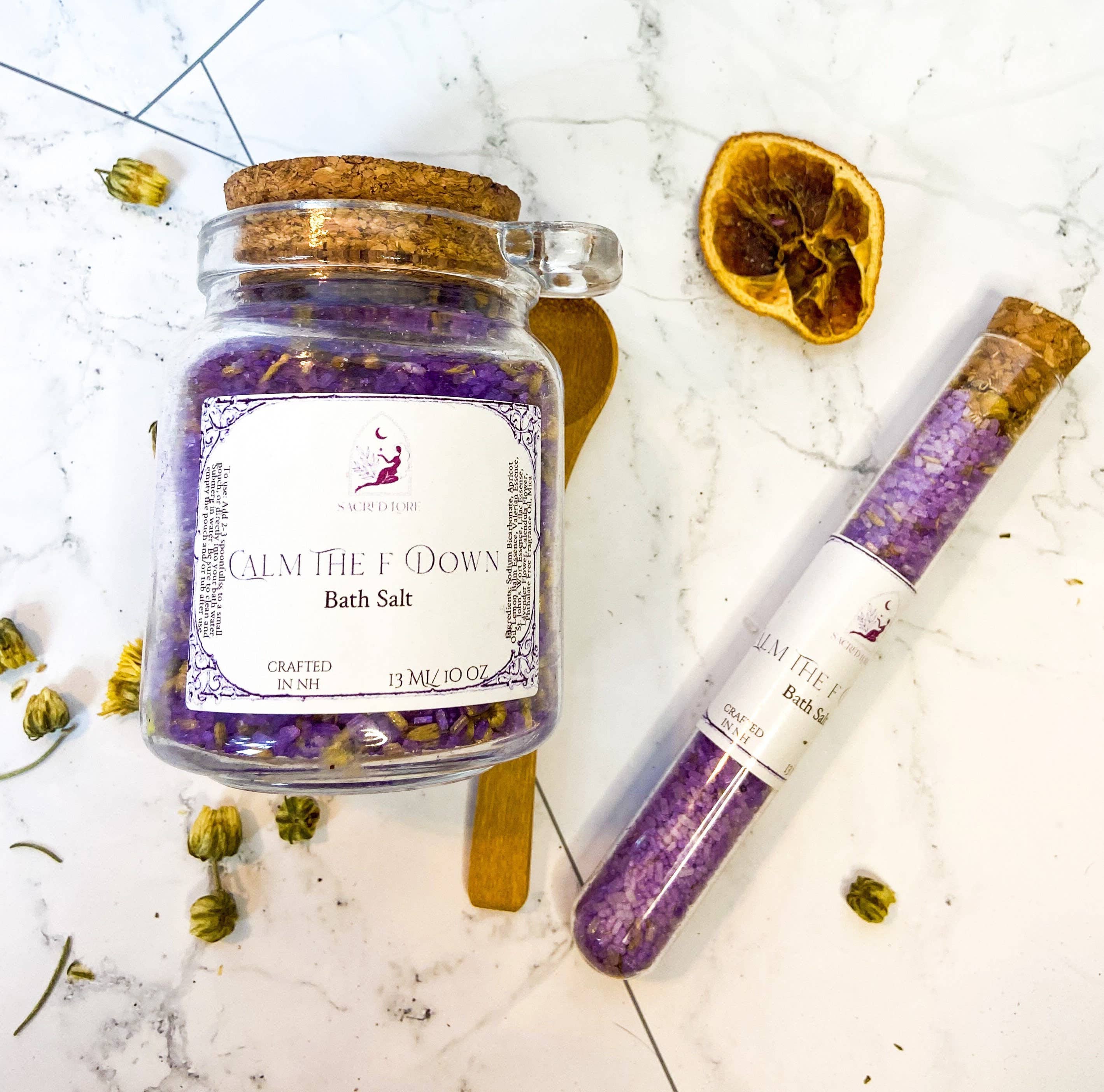 Sacred Lore - Wholesale Bath Salts - Calm The Eff Down Bath Soak • Bath Salt • Epsom Salt0