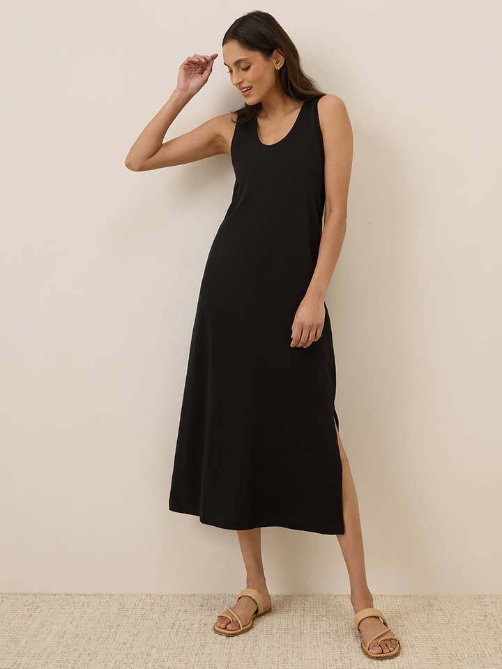 Robe mi-longue Softspun Tank pour femmes pour la vente par Pact