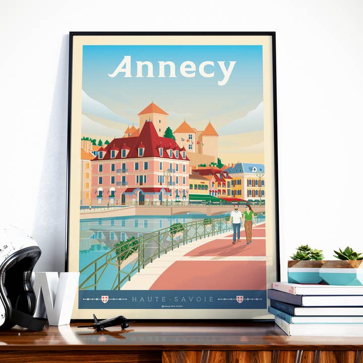 Olahoop Travel Posters - Wholesale Poster - Annecy Savoie Castle Travel Poster - France0