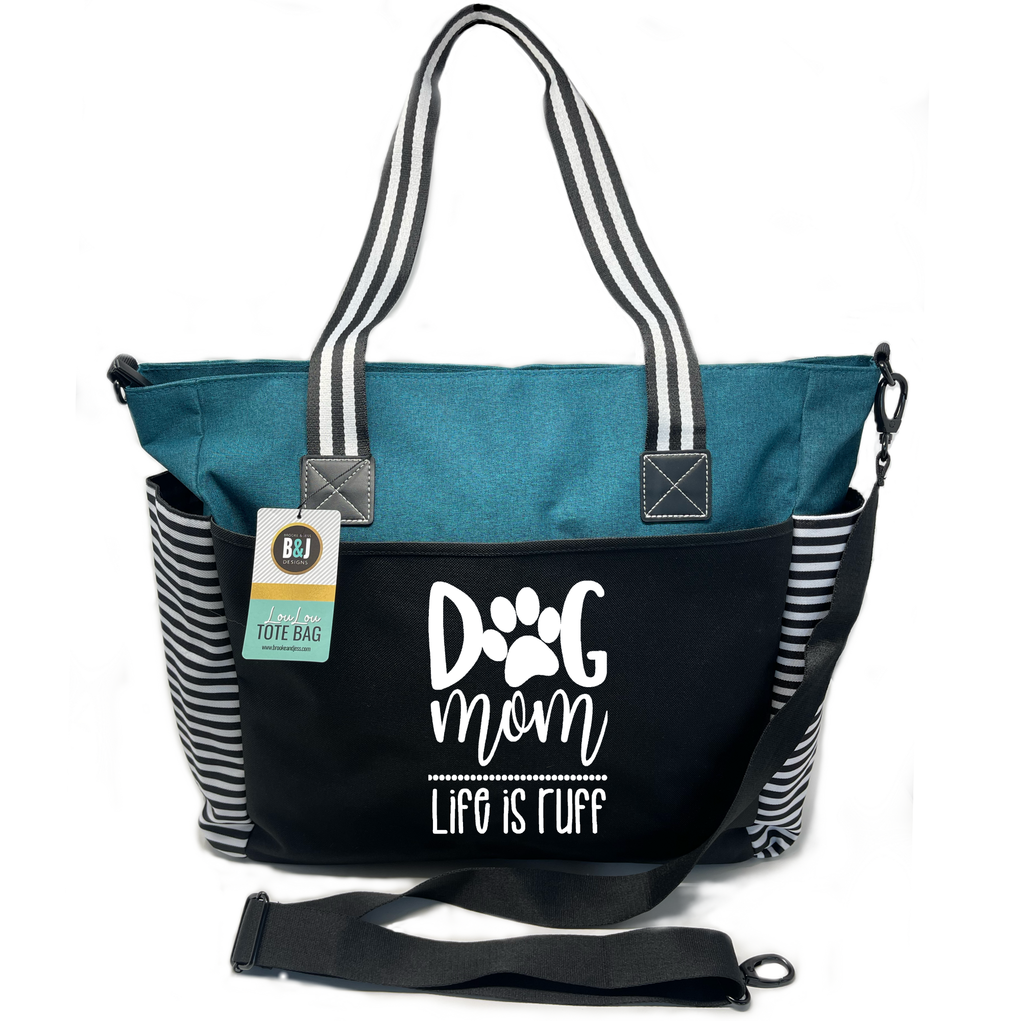 Brooke & Jess Designs – Sacola - Mulher por atacado – Coleção de bolsas tote Dog Mom7