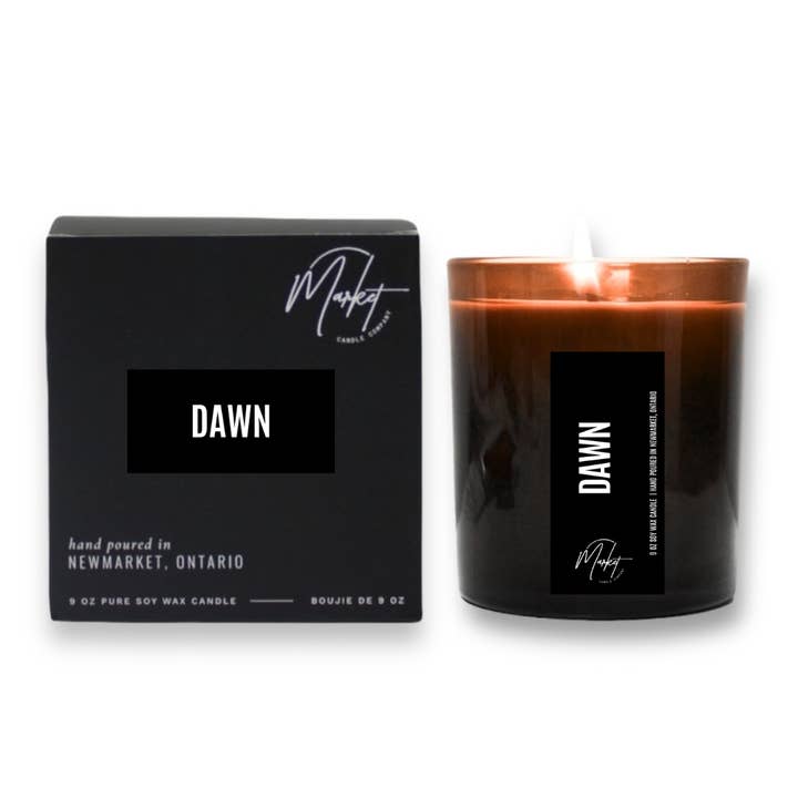 DAWN SOY WAX CANDLE - LUXE VESSEL WITH BOX for wholesale by Market Candle Company
