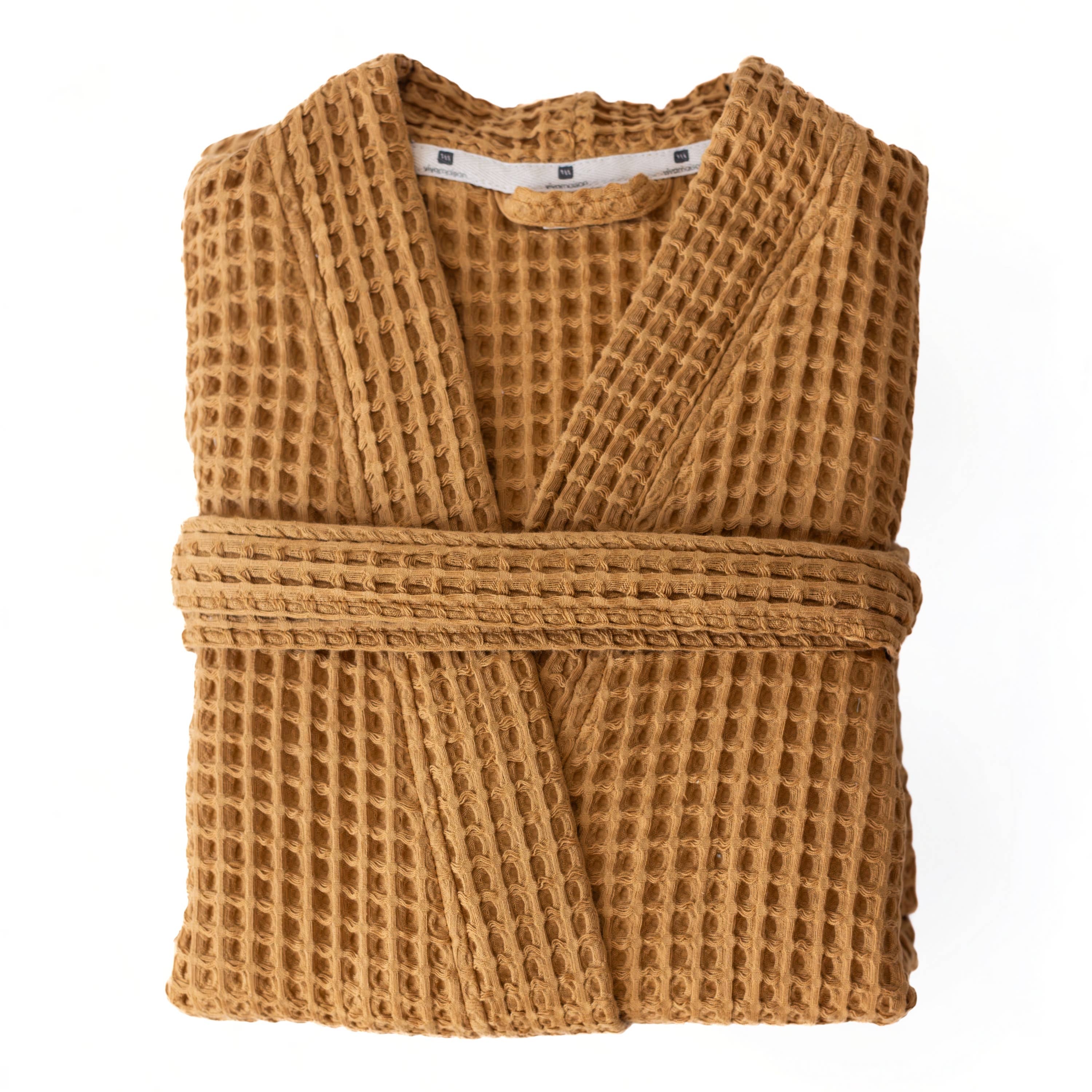 Vivamaison - Wholesale Robe - Unisex - Luxurious Waffle Kimono Bathrobe, 100% Cotton, Unisex Style40