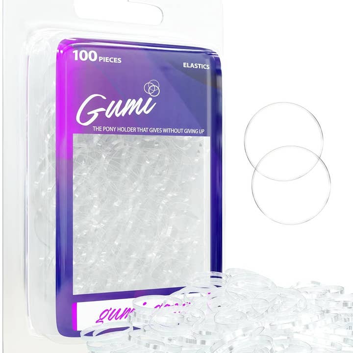 Gumi Clear Elastics 3/4 inch Hair Band for wholesale by Simplex Brands