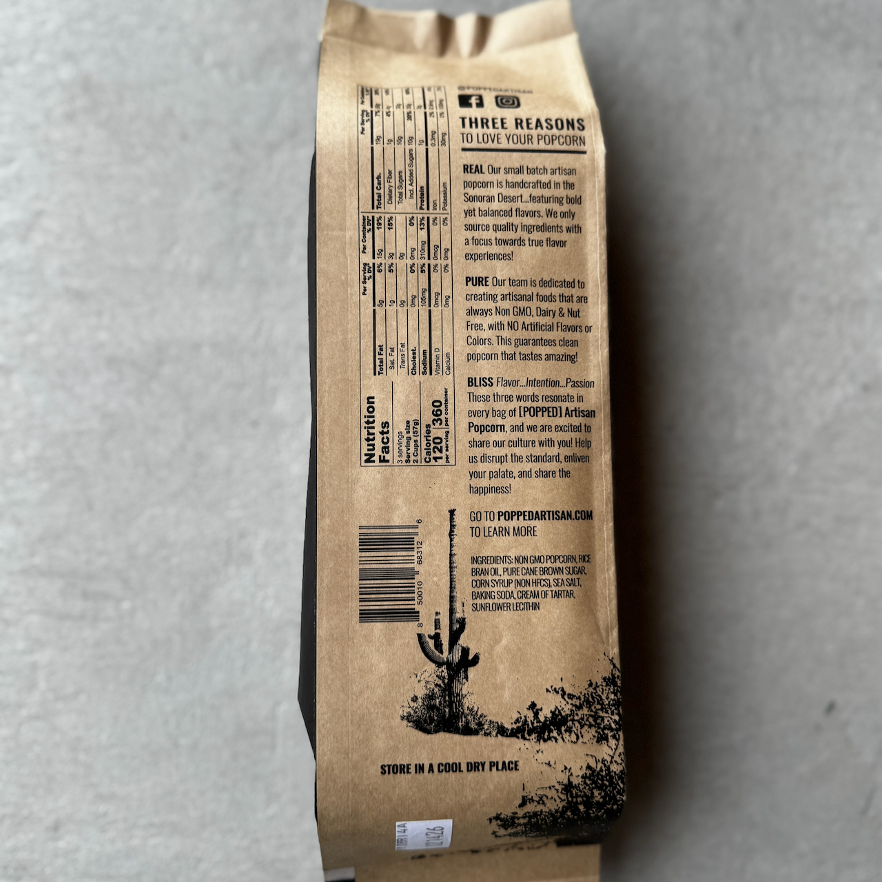 POPPED Artisan Popcorn - Wholesale Popcorn - Sea Salt Caramel Artisan Popcorn1