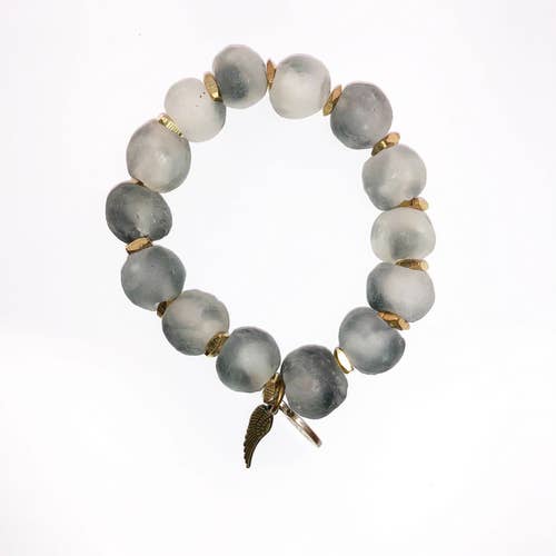 OMI 8 mm sjöglas och fyrkantiga pärlor i guld för wholesale av omibeads