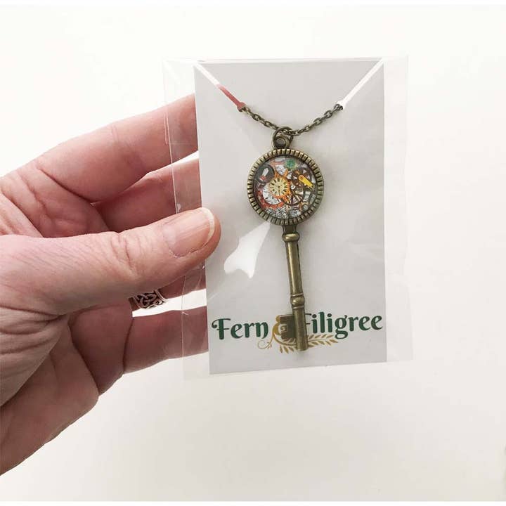 Fern & Filigree - Wholesale Pendant/Charm Necklace - Vintage Snowman Necklace - Christmas Jewelry
