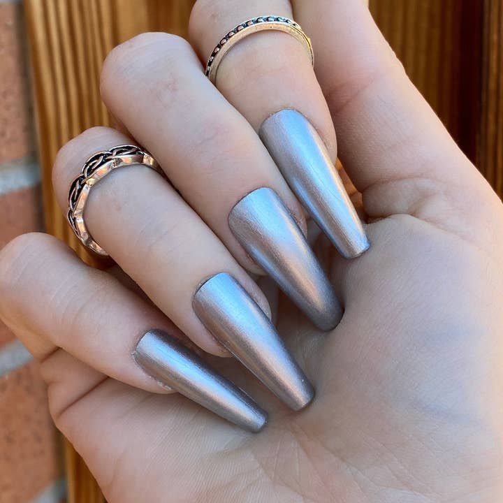 Space Witch Nails – Engroshandel Kunstige negle – Spejl af Galadriel Ringenes Herre Nails1