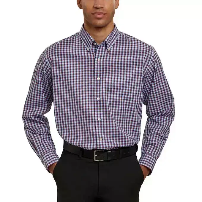 Big Apple Card Company - Wholesale Button Down Shirt - Men's - Kirkland Signature Men’s Traditional Fit Dress Shirt0
