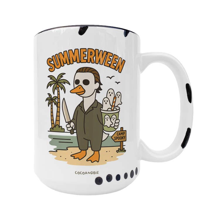 Summerween Halloween 15oz Mug - Funny Horror Characters for wholesale by coco+bie designs
