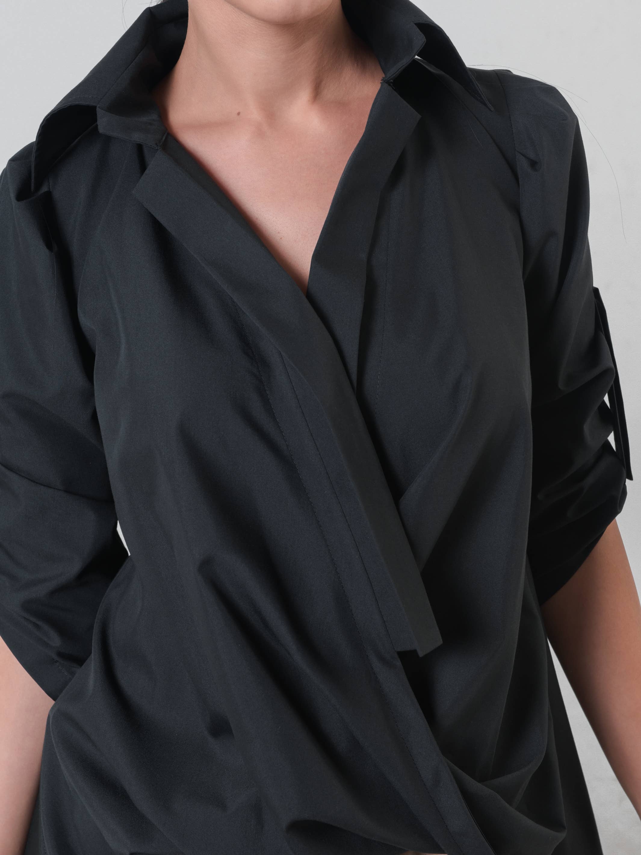 Metamorphoza - Wholesale Tuniek - Dames - Oversized shirt met riem10