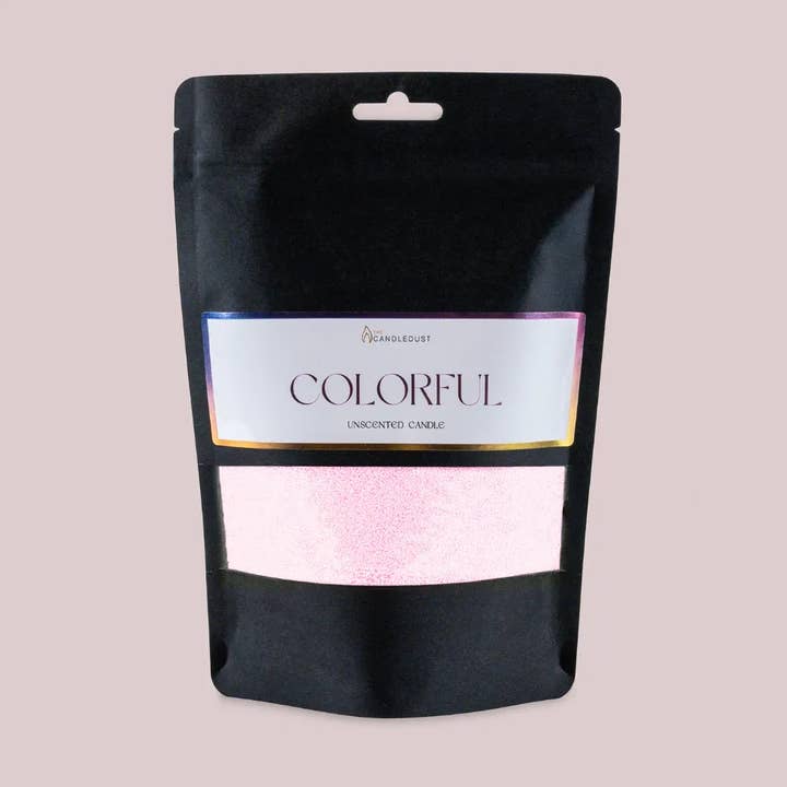 Recharge de sable rose bébé sans parfum 330g + 5 mèches pour la vente par The Candledust
