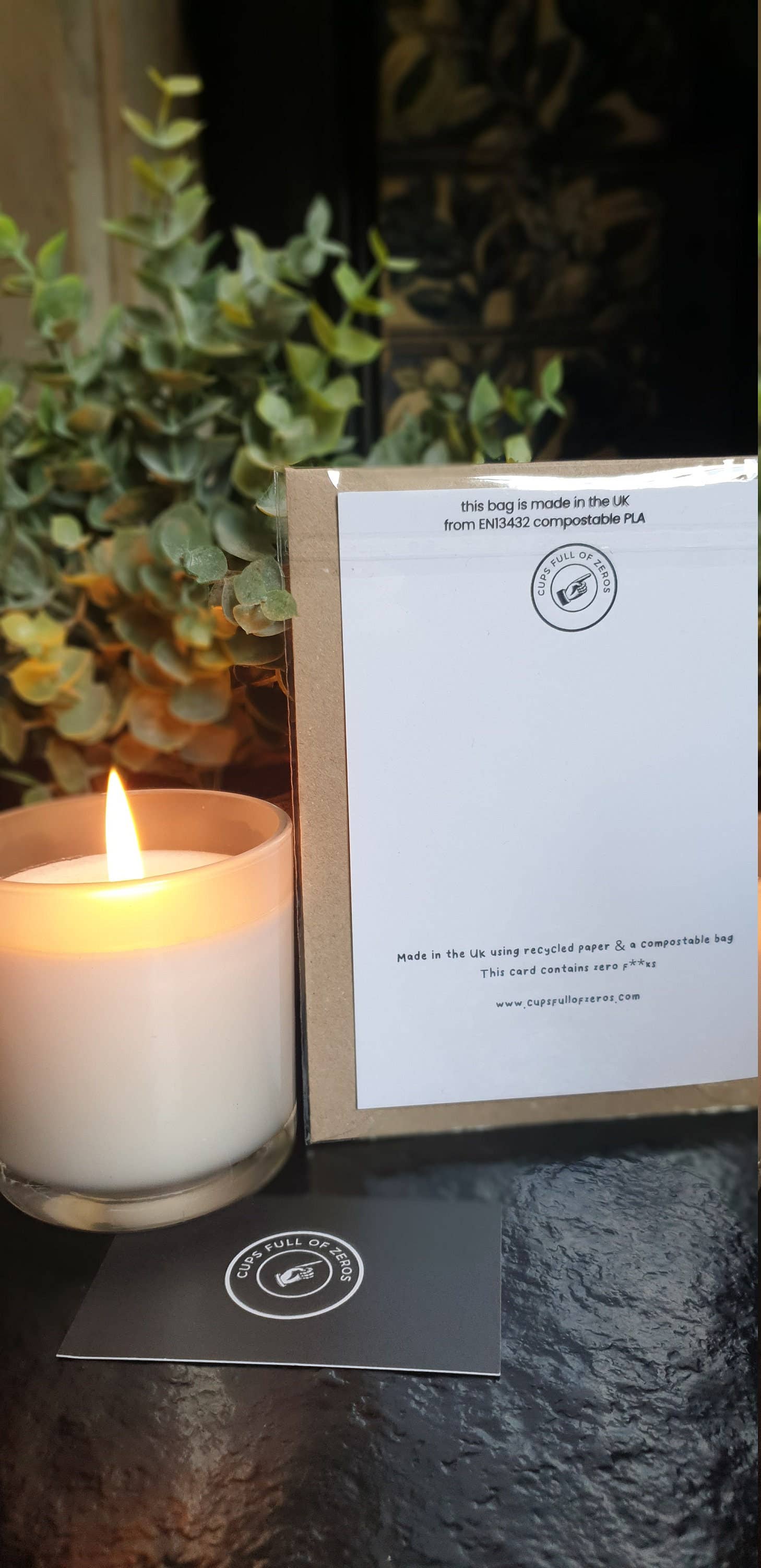 Cups Full of Zeros - Wholesale Birthday Card - Yesterday is history birthday card3