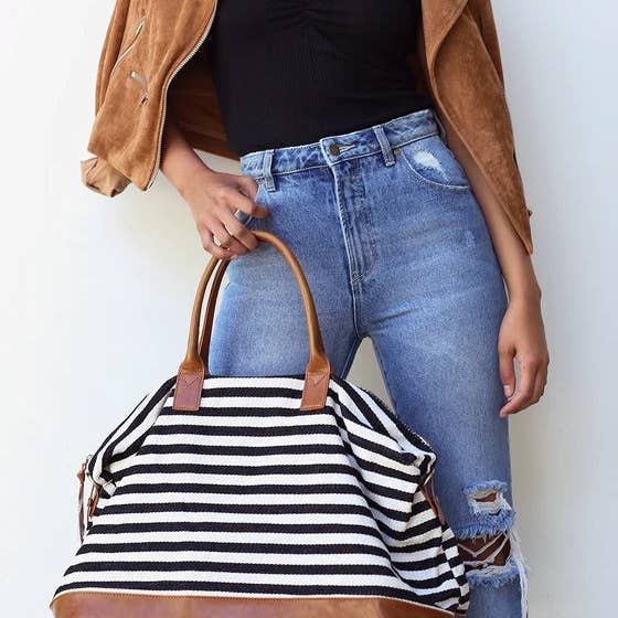 MiMi Wholesale - Wholesale Weekender Bag - Women's - HD2962 Canvas Duffle Bag