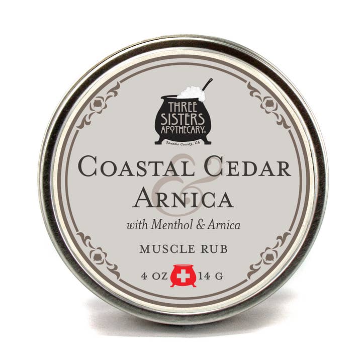 Muscle Therapeutic Rub Coastal Cedar with Arnica for wholesale by Soap Cauldron