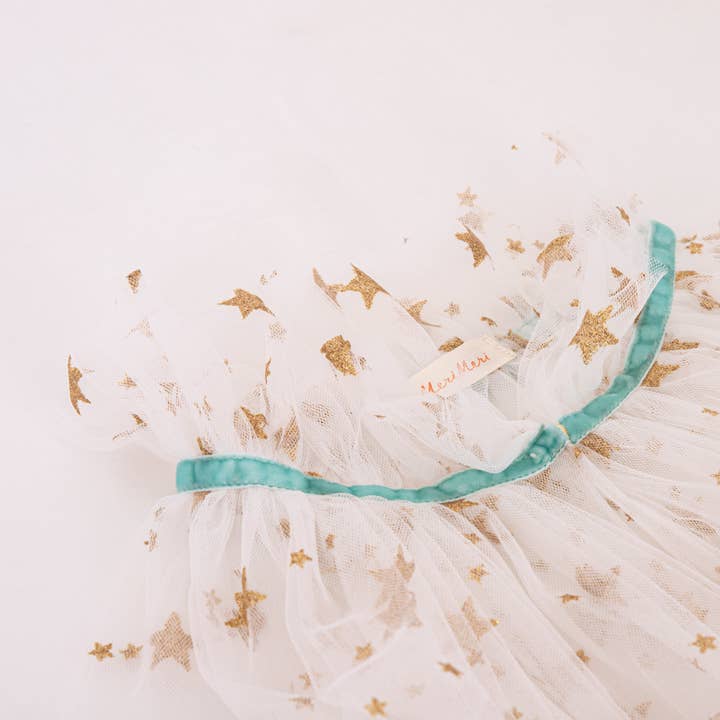 Meri Meri - Wholesale Cape - Kids - White Tulle Star Cape