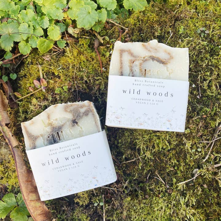 Bliss Botanicals - Wholesale Bar Soap - Wild Woods Soap - Cedarwood & Sage3