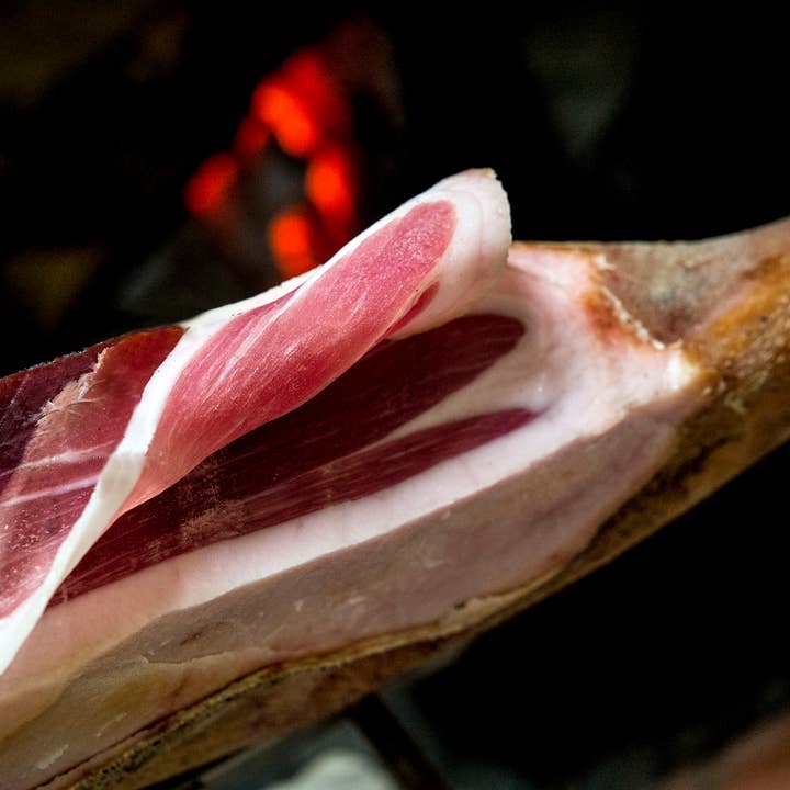 LuxFood-Shop - Wholesale Ham - Corsican ham in a quarter boneless 6 months 1.3kg Ucciani cured meats1
