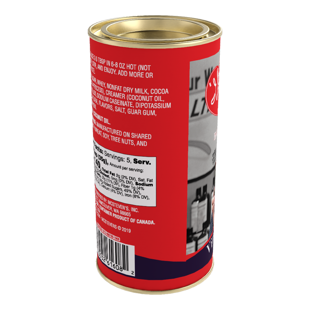 McSteven's - Wholesale Hot Cocoa Mix/Kit - I Love Lucy's© Vitameatavegamin Cinnamon Cocoa (7oz Tins)5