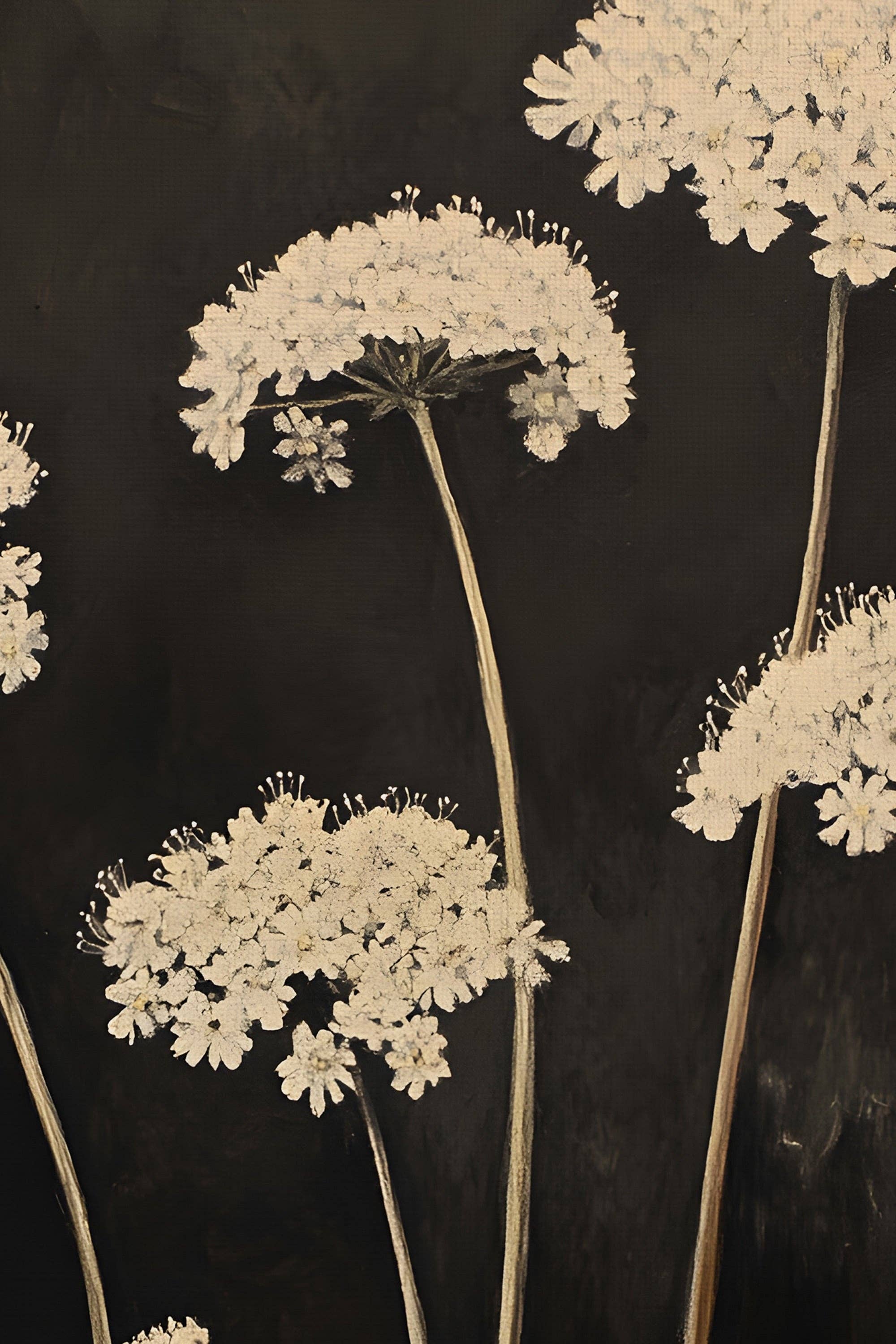 Oleka Canvas - Wholesale Art Print - FLEURS DE MINUIT, canvas wall art print2