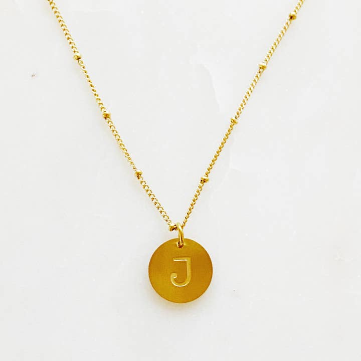 Ellison+Young - Wholesale Pendant/Charm Necklace - Ellison + Young: Singular Charm Initial Necklace