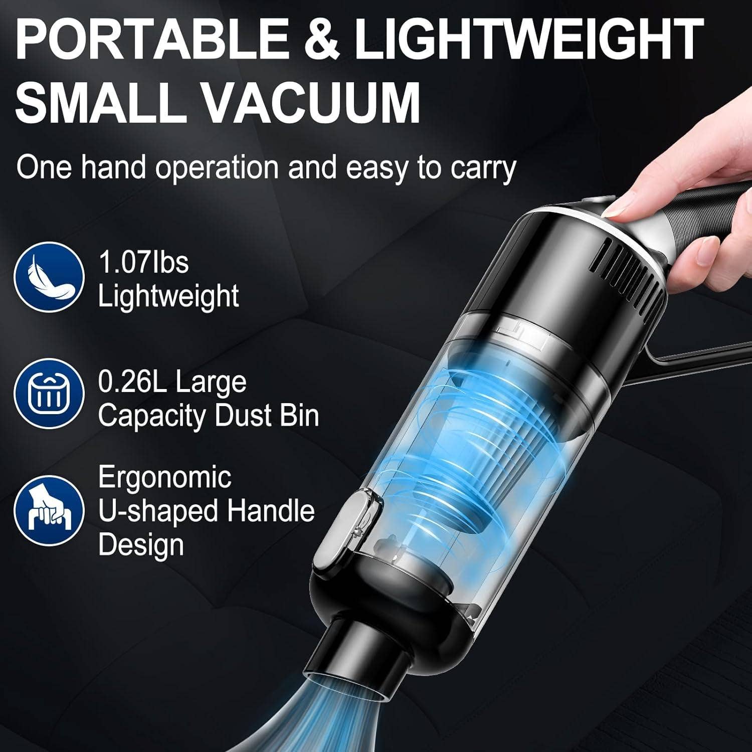 VIGOR - Wholesale Vacuum Cleaner - Premium Quality Cordless Mini Hand Vacuum with Large Capacit4