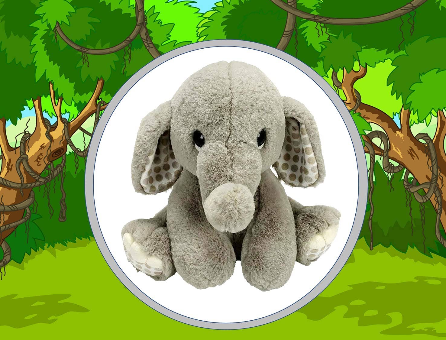 Jolitee Kids - Wholesale Stuffed/Plush Toy - Kids & Baby - ebba - Lil Benny Elephant 10" Lil Benny Phant1