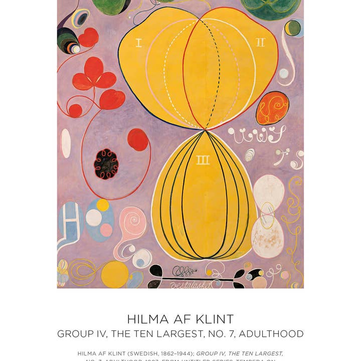 Pomegranate - Wholesale Puzzle - Adult - Hilma af Klint 120-Piece Double-Sided Jigsaw Puzzle Set7