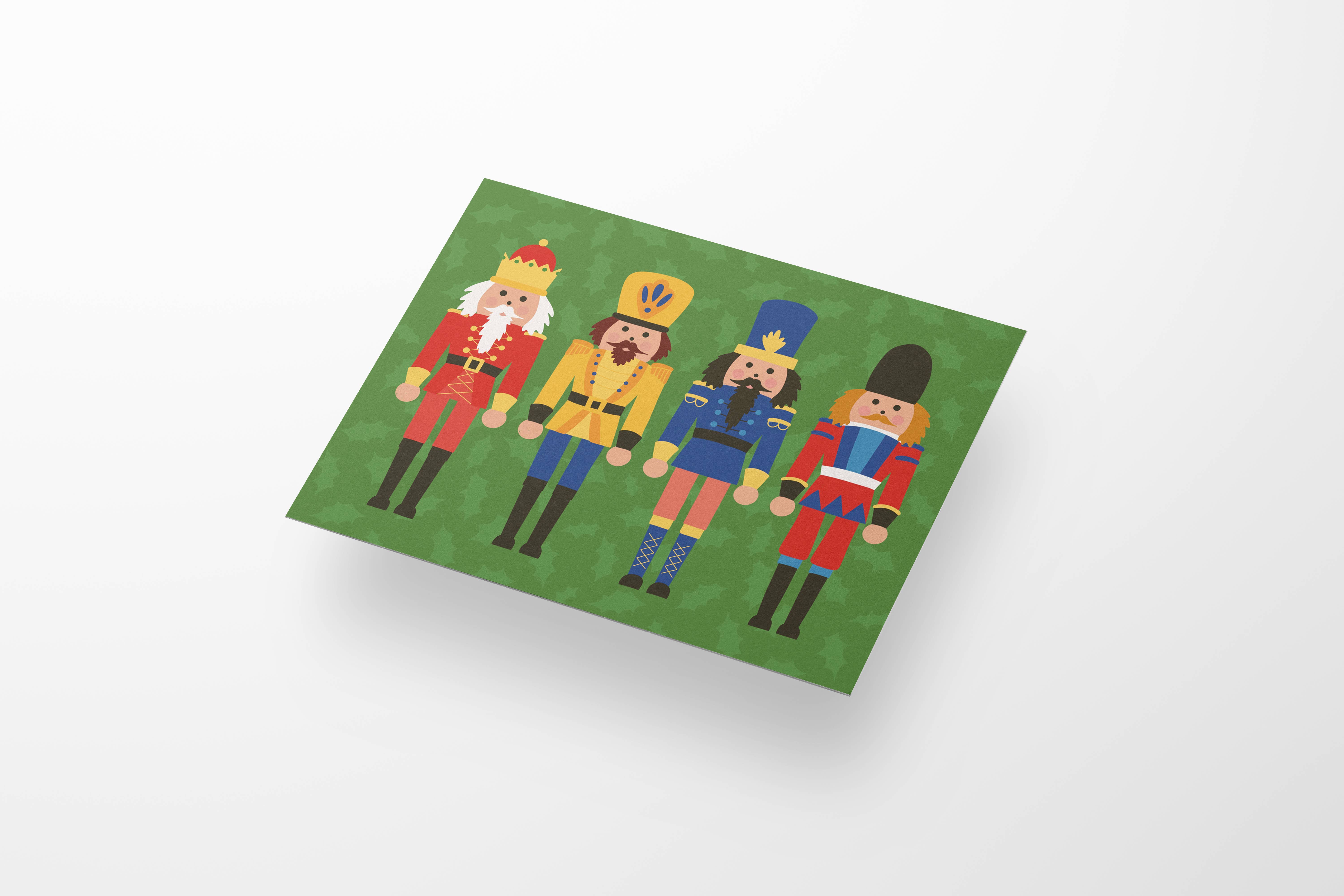 Drawn by Diana - Wholesale Christmas Card - Holiday Greeting Card - Nutcrackers1