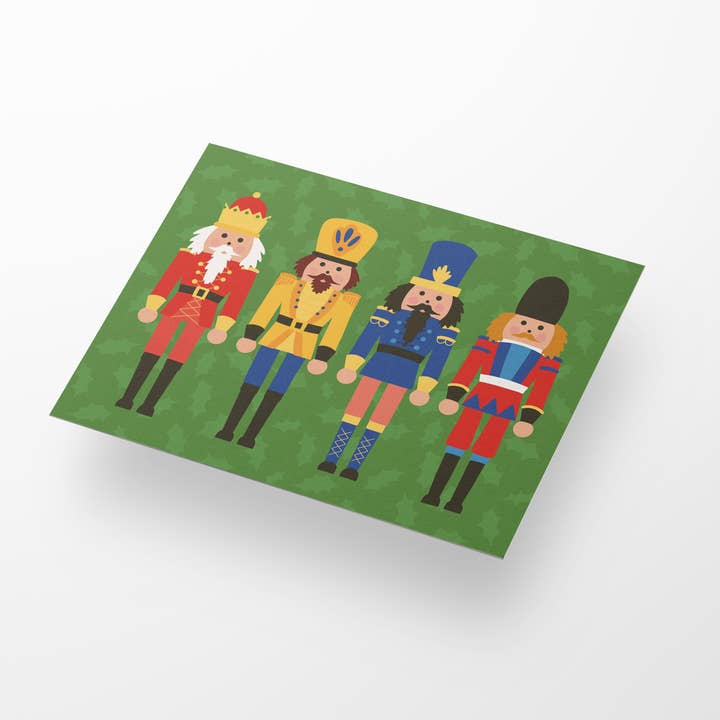 Drawn by Diana - Wholesale Christmas Card - Holiday Greeting Card - Nutcrackers1
