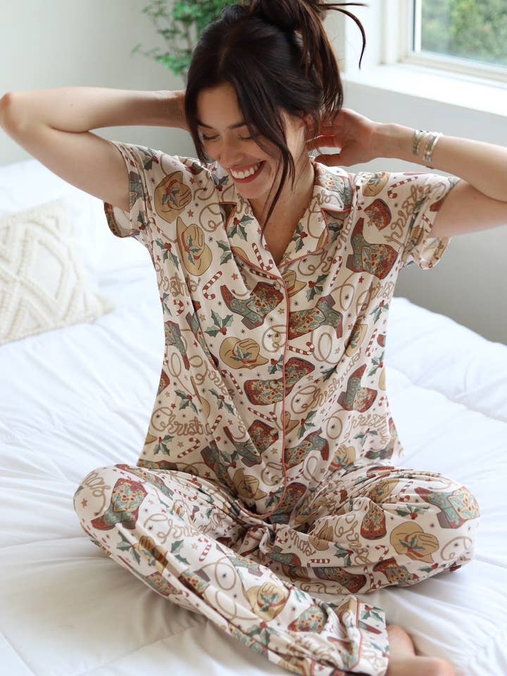 Pajama, Christmas Boots HH2308 (Pack OF 7) for wholesale by Crazy Consuela