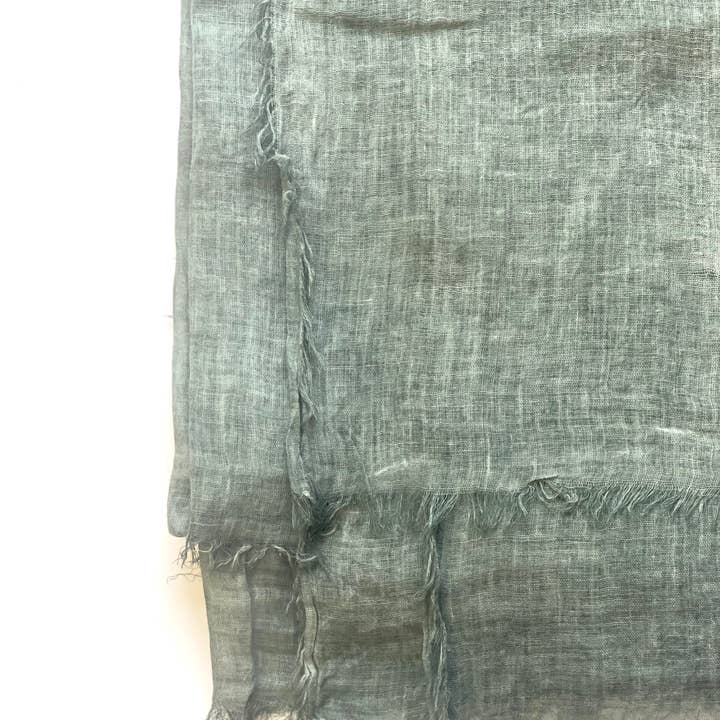 Dolma – Großhandel Schal – Damen – Schal aus steingewaschener Baumwolle, weiß (mehrere Farben auf der Innenseite)